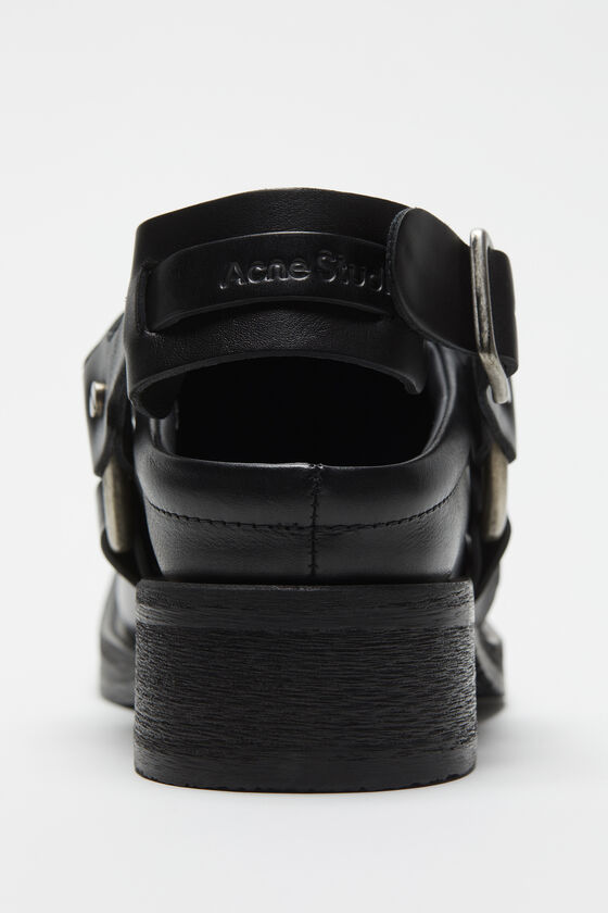 (image for) Breathtaking Leather buckle mule